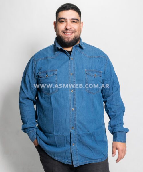 CAMISA MANGAS LARGAS JEAN