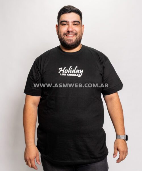 REMERA DOBLE ESTAMPA HOLIDAY