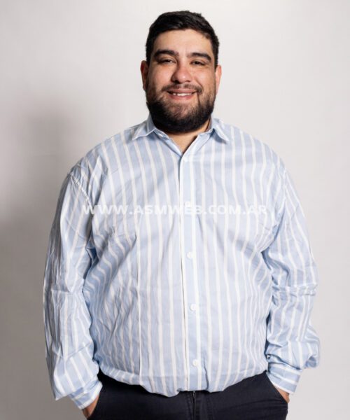 CAMISA MANGAS LARGAS RAYADA ELASTIZADA