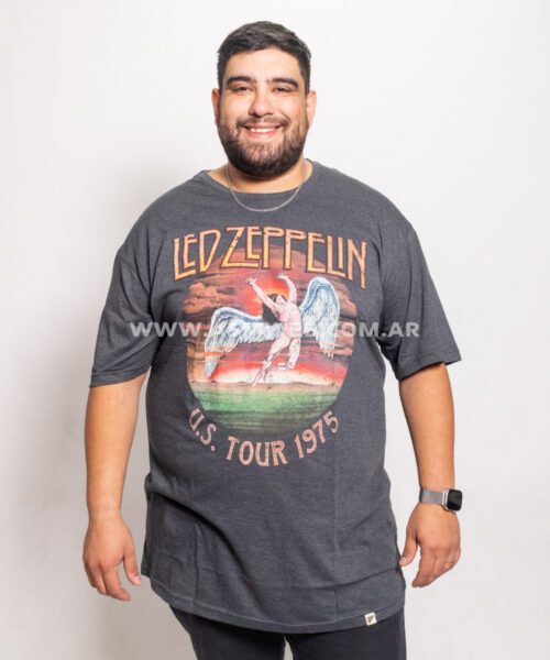 REMERA MC LED ZEPPELIN TOUR 1975 PREMIUM