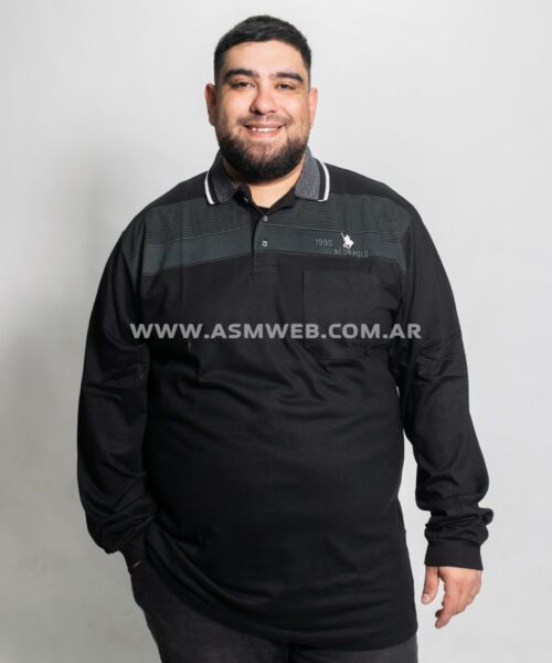 CHOMBA MANGAS LARGAS GUARDA NEON POLO 1990