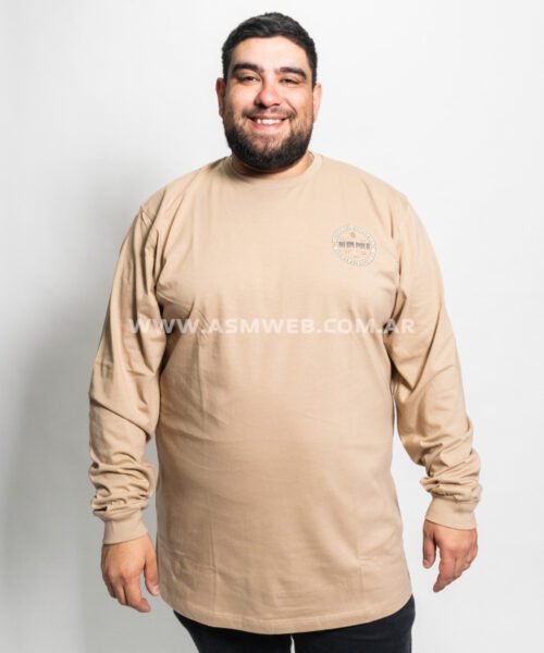 REMERA MANGAS LARGAS CREATE THE IMPOSSIBLE