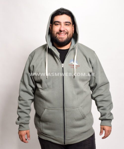 CAMPERA CANGURO FRISA LOGO SUNRISE LANDSCAPE