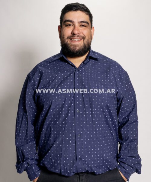 CAMISA MANGAS LARGAS PARENTESIS RIGIDA