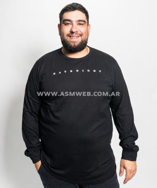 REMERA MANGAS LARGAS DAY AND NIGHT