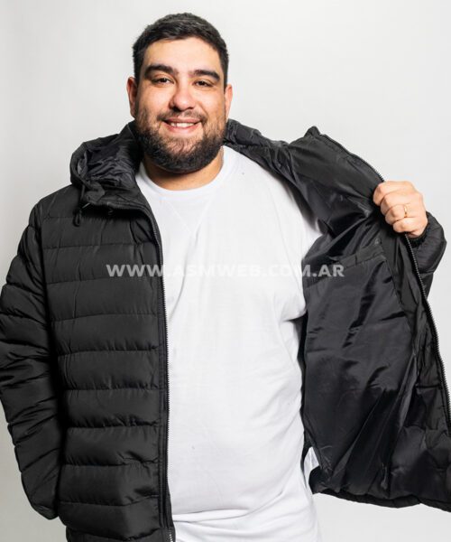 CAMPERA INFLABLE CANELON CON CAPUCHA